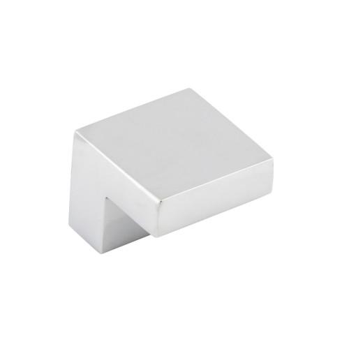 Square Knob ( Zinc Alloy | Polished Chrome - Nouveau III Collection ) | Manufactured Globally