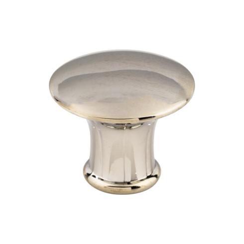Lund Knob ( Zinc Alloy | Polished Nickel - Asbury Collection ) | Manufactured Globally