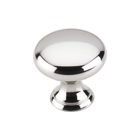 Mushroom Knob ( Zinc Alloy | Polished Nickel - Asbury Collection ) | Manufactured Globally