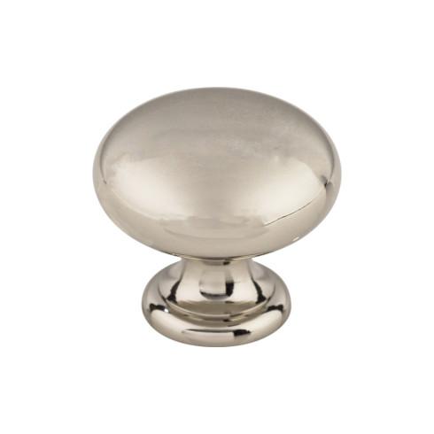 Mushroom Knob ( Zinc Alloy | Polished Nickel - Asbury Collection ) | Manufactured Globally