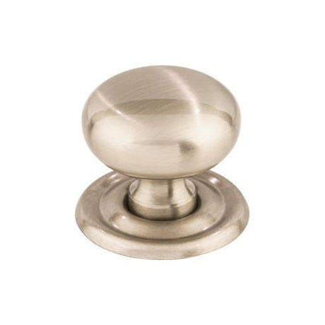 Victoria Knob ( Zinc Alloy | Brushed Satin Nickel - Asbury Collection ) | Manufactured Globally