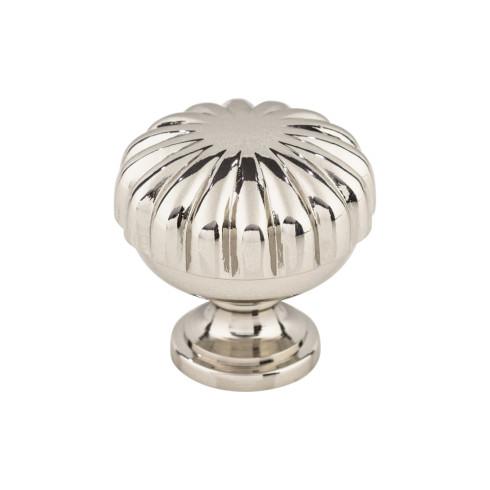 Melon Knob ( Zinc Alloy | Polished Nickel - Asbury Collection ) | Manufactured Globally