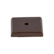 Aspen Square Backplate ( Cast Bronze | Mahogany Bronze - Aspen Collection ) | Manufactured Globally