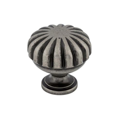 Melon Knob ( Zinc Alloy | Pewter Antique - Somerset II Collection ) | Manufactured Globally