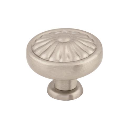 Flower Knob ( Zinc Alloy | Brushed Satin Nickel - Normandy Collection ) | Manufactured Globally