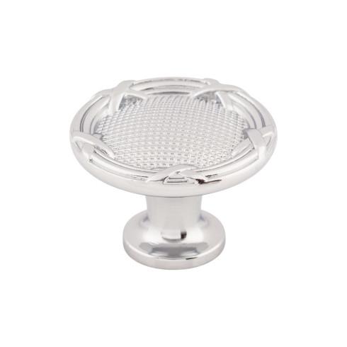 Ribbon & Reed Knob ( Zinc Alloy | Polished Chrome - Edwardian Collection ) | Manufactured Globally