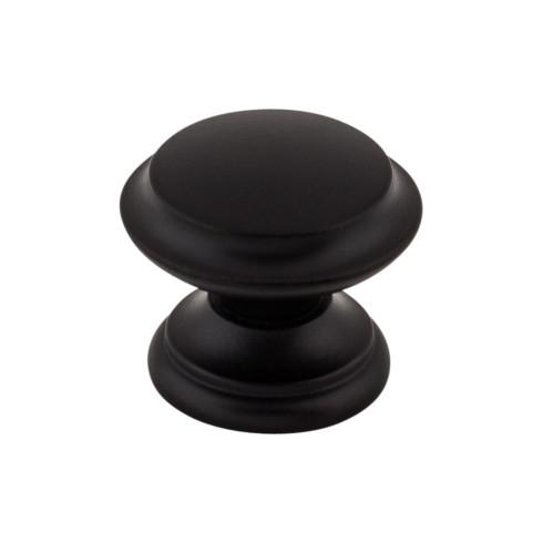 Flat Top Knob ( Zinc Alloy | Flat Black - Dakota Collection ) | Manufactured Globally