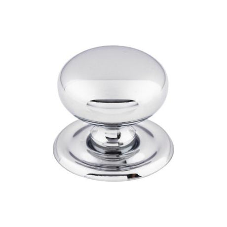 Victoria Knob ( Zinc Alloy | Polished Chrome - Britannia Collection ) | Manufactured Globally
