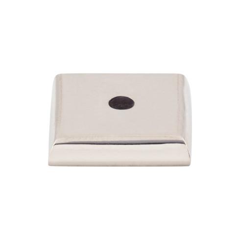 Placa trasera cuadrada Aspen II (bronce fundido | níquel pulido - Colección Aspen II) | Fabricación global