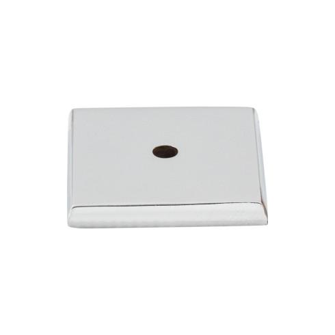 Aspen II Square  Backplate ( Cast Bronze | Polished Chrome - Aspen II Collection ) | Manufactured Globally