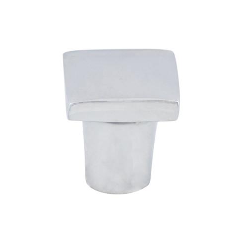 Perilla cuadrada Aspen II (bronce fundido | cromo pulido - Colección Aspen II) | Fabricada en todo el mundo