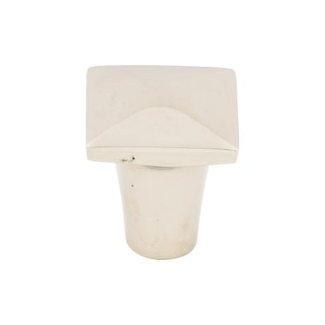 Perilla cuadrada Aspen II (bronce fundido | níquel pulido - Colección Aspen II) | Fabricada en todo el mundo