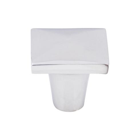 Perilla cuadrada Aspen II (bronce fundido | cromo pulido - Colección Aspen II) | Fabricada en todo el mundo