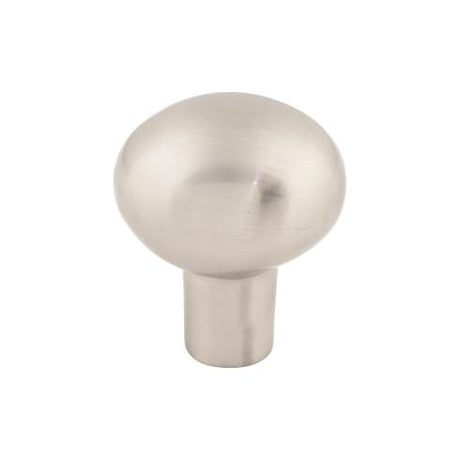 Aspen II Small Egg Knob ( Cast Bronze | Brushed Satin Nickel - Aspen II Collection ) | Manufactured Globally