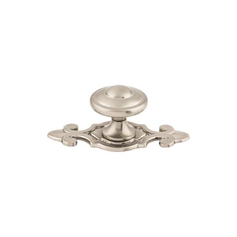 Canterbury Knob ( Zinc Alloy | Brushed Satin Nickel - Britannia Collection ) | Manufactured Globally