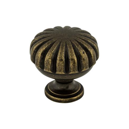 Melon Knob ( Zinc Alloy | German Bronze - Somerset II Collection ) | Manufactured Globally