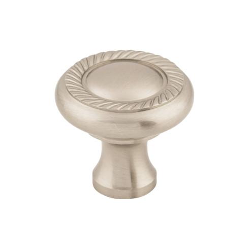 Swirl Cut Knob ( Zinc Alloy | Brushed Satin Nickel - Somerset II Collection ) | Manufactured Globally