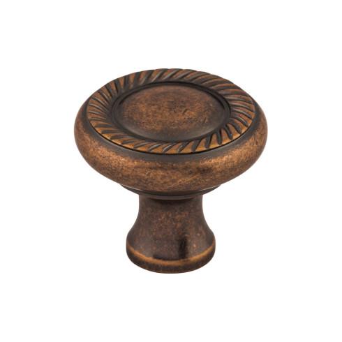 Swirl Cut Knob ( Zinc Alloy | Antique Copper - Somerset II Collection ) | Manufactured Globally