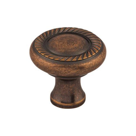 Swirl Cut Knob ( Zinc Alloy | Antique Copper - Somerset II Collection ) | Manufactured Globally