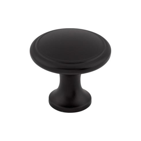 Ringed Knob ( Zinc Alloy | Flat Black - Nouveau Collection ) | Manufactured Globally