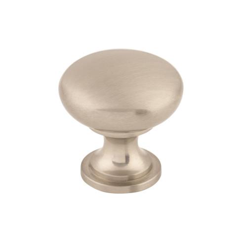 Hollow Round Knob ( Zinc Alloy | Brushed Satin Nickel - Nouveau Collection ) | Manufactured Globally