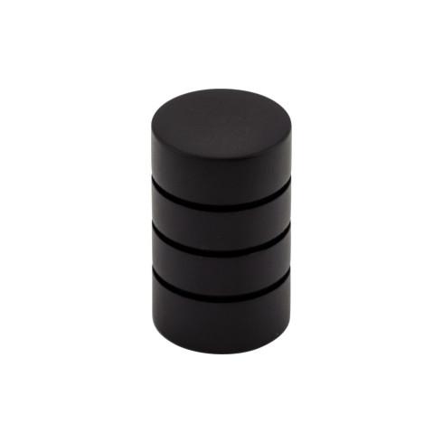 Stacked Knob ( Zinc Alloy | Flat Black - Nouveau II Collection ) | Manufactured Globally