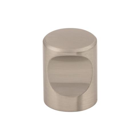 Indent Knob ( Zinc Alloy | Brushed Satin Nickel - Nouveau II Collection ) | Manufactured Globally