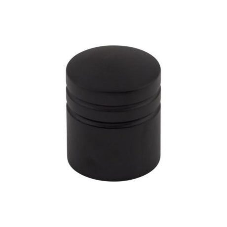 Stacked Knob ( Zinc Alloy | Flat Black - Nouveau II Collection ) | Manufactured Globally