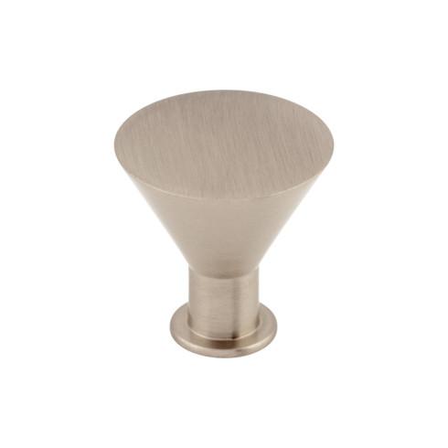 Cocktail Knob ( Zinc Alloy | Brushed Satin Nickel - Nouveau II Collection ) | Manufactured Globally