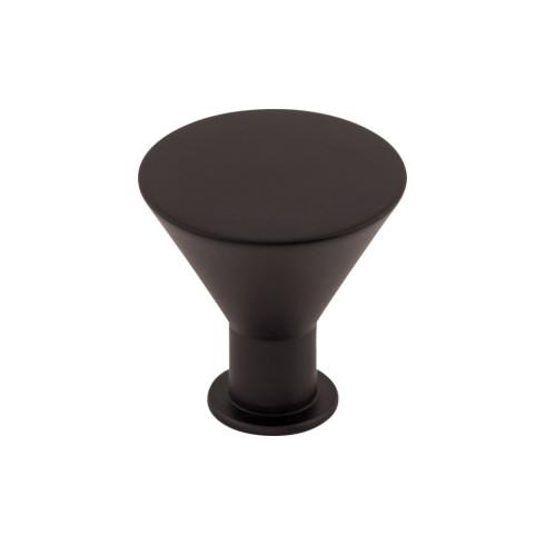 Cocktail Knob ( Zinc Alloy | Flat Black - Nouveau II Collection ) | Manufactured Globally