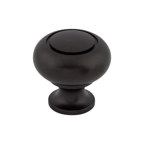 Ring Knob ( Brass | Patina Black - Normandy Collection ) | Manufactured Globally