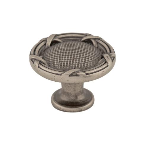 Ribbon & Reed Knob ( Zinc Alloy | Pewter Antique - Edwardian Collection ) | Manufactured Globally