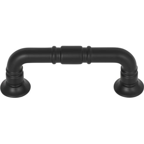Kent Pull ( Zinc Alloy | Flat Black - Grace Collection ) | Manufactured Globally