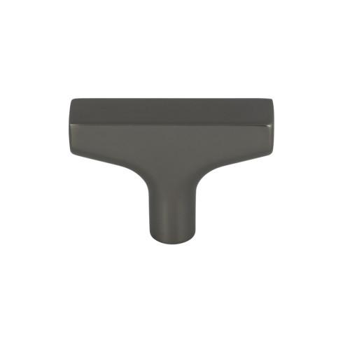 Riverside T-Knob ( Zinc Alloy | Ash Gray - Grace Collection ) | Manufactured Globally