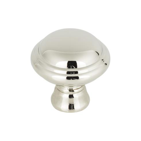 Henderson Knob ( Zinc Alloy | Polished Nickel - Grace Collection ) | Manufactured Globally