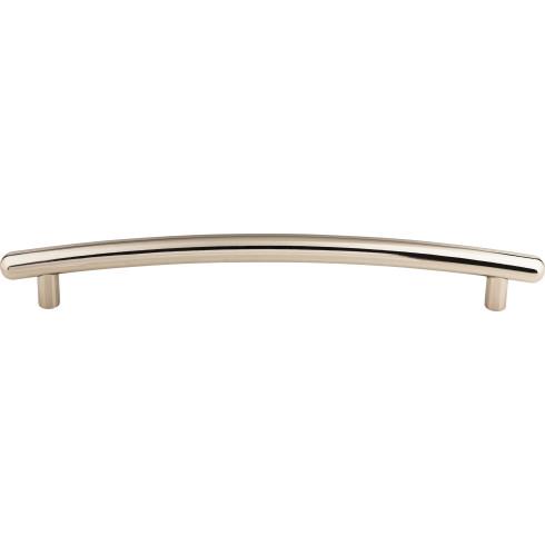 Curved Appliance Pull ( Zinc Alloy | Polished Nickel - Appliance Collection ) | Manufactured Globally
