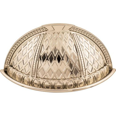 Tirador de copa Trevi (aleación de zinc | níquel pulido - Colección Trevi) | Fabricado en todo el mundo