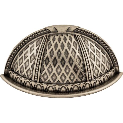 Tirador de copa Trevi (aleación de zinc | Peltre antiguo - Colección Trevi) | Fabricado en todo el mundo