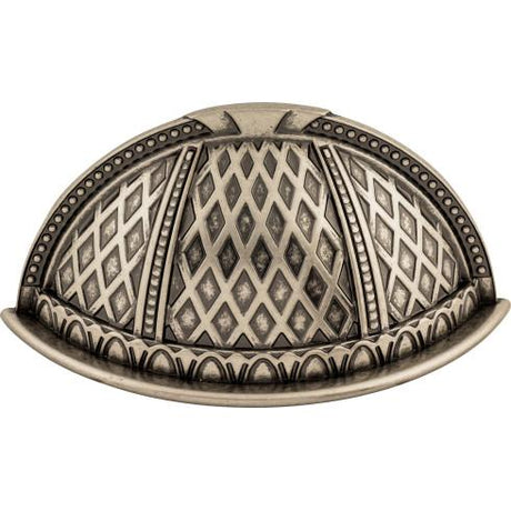 Tirador de copa Trevi (aleación de zinc | Peltre antiguo - Colección Trevi) | Fabricado en todo el mundo