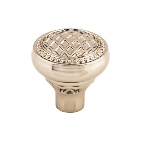 Trevi Round Knob ( Zinc Alloy | Polished Nickel - Trevi Collection ) | Manufactured Globally