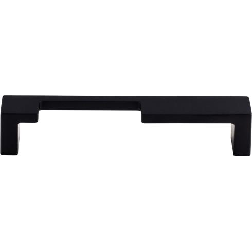 Modern Metro Notch Pull A ( Zinc Alloy | Flat Black - Sanctuary II Collection ) | Manufactured Globally