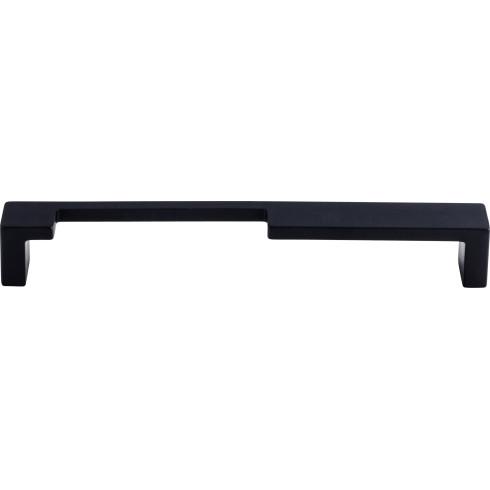 Modern Metro Notch Pull A ( Zinc Alloy | Flat Black - Sanctuary II Collection ) | Manufactured Globally