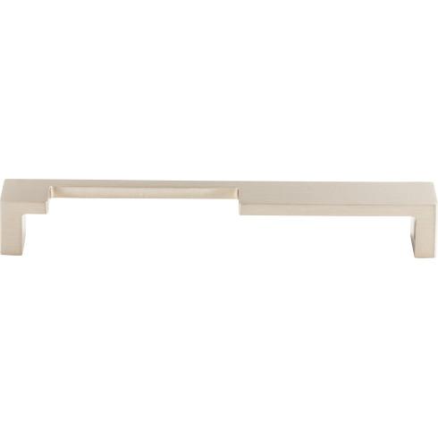 Modern Metro Notch Pull A ( Zinc Alloy | Brushed Satin Nickel - Sanctuary II Collection ) | Manufactured Globally
