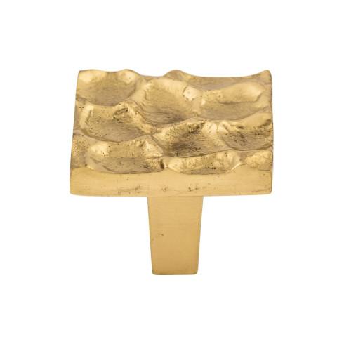 Perilla cuadrada Cobblestone (latón | Latón - Colección Cobblestone) | Fabricada globalmente