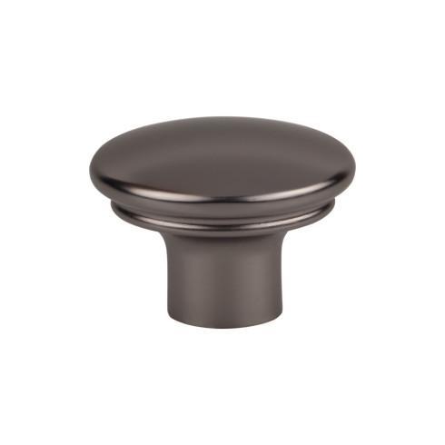 Julian Oval Knob ( Zinc Alloy | Ash Gray - Ellis Collection ) | Manufactured Globally