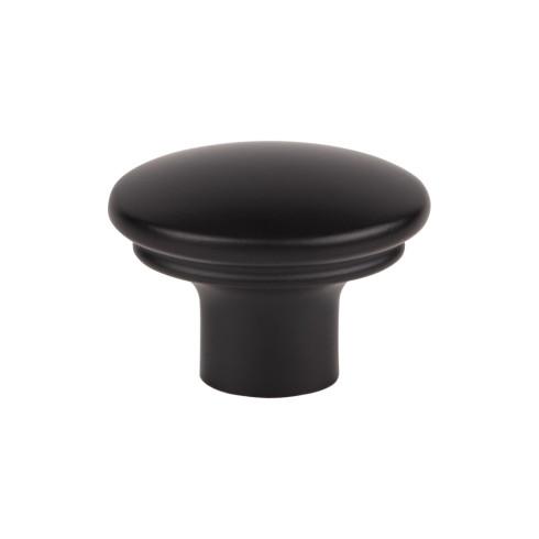 Julian Oval Knob ( Zinc Alloy | Flat Black - Ellis Collection ) | Manufactured Globally