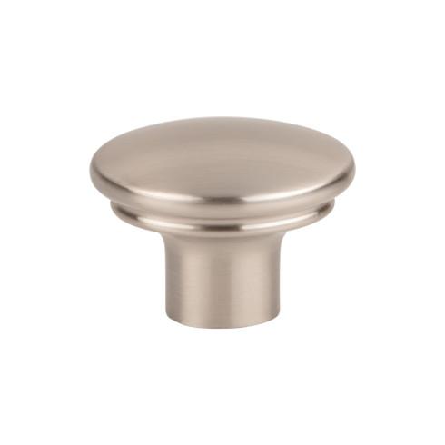 Julian Oval Knob ( Zinc Alloy | Brushed Satin Nickel - Ellis Collection ) | Manufactured Globally