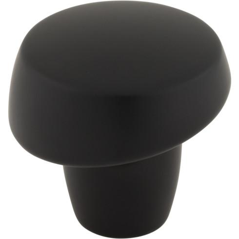 Florham Slant Knob ( Zinc Alloy | Flat Black - Morris Collection ) | Manufactured Globally