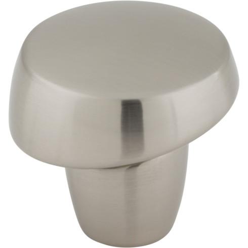 Florham Slant Knob ( Zinc Alloy | Brushed Satin Nickel - Morris Collection ) | Manufactured Globally
