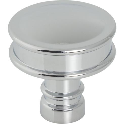 Cranford Knob ( Zinc Alloy | Polished Chrome - Morris Collection ) | Manufactured Globally
